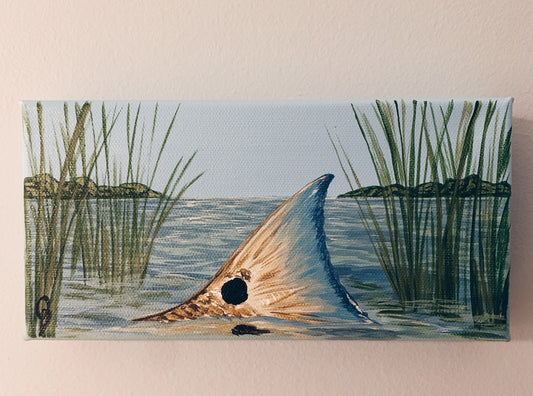 Red Drum Tail Painting Mini