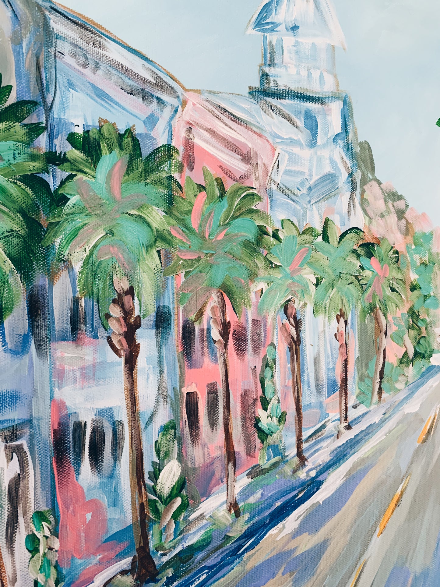 Downtown Charleston Painting 16x20